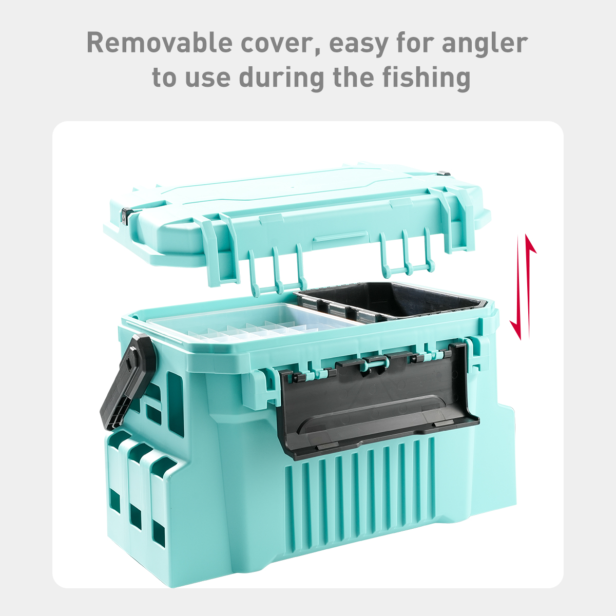 Boîte de matériel de pêche 20L - Fishing Kayak Crate avis et prix
